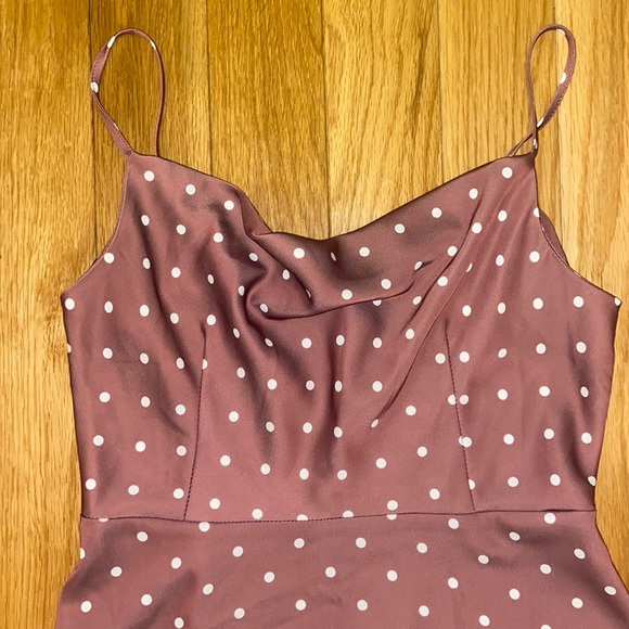 Dynamite polka-dot silky style dress - Picture 2 of 3